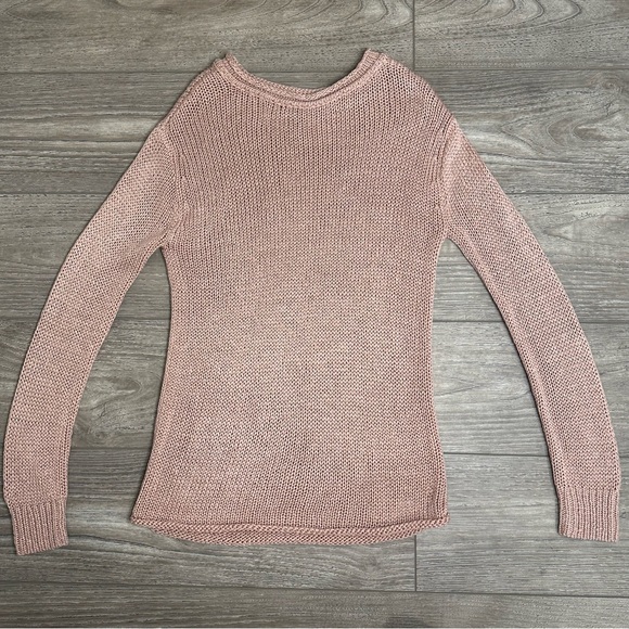 Forever 21 Sweaters - Y2K Forever 21 Women's Blush Pink Long Sleeve Sweater Soft Stretch Size S